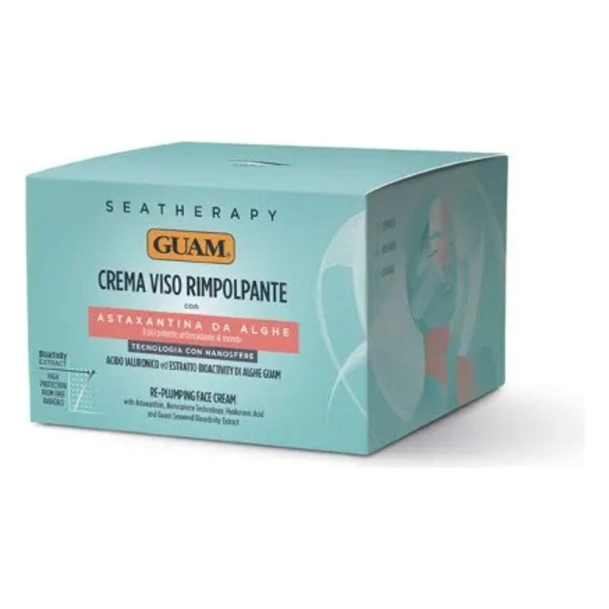 GUAM Seatherapy Anti-Aging Gesichtscreme mit Fülleffekt & Astaxanthin 50 ml