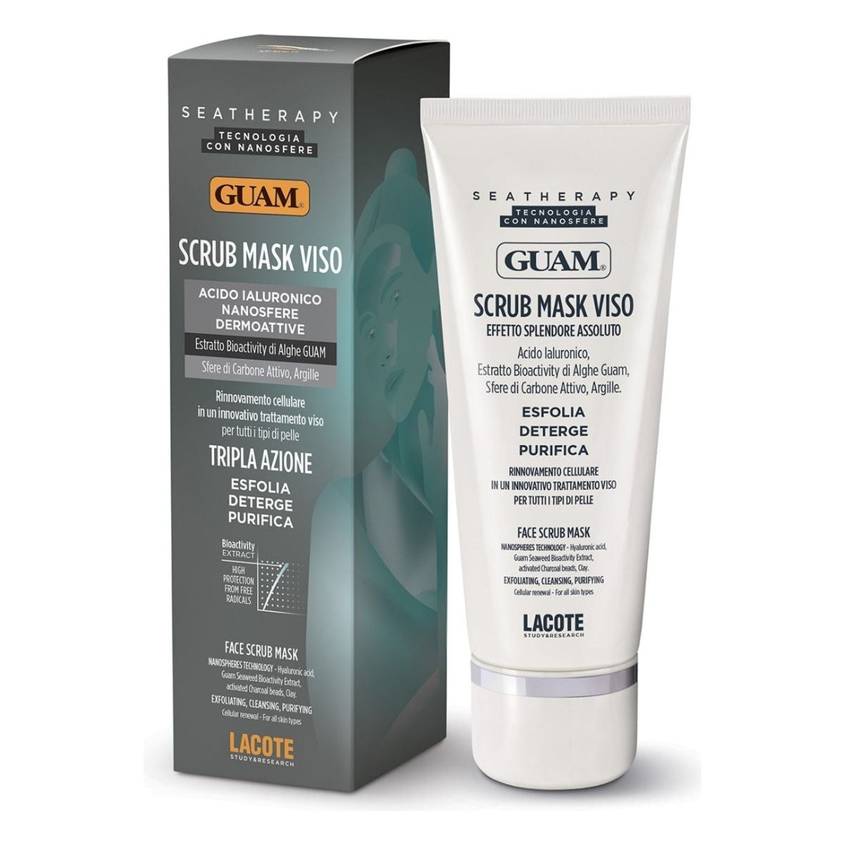 GUAM Seatherapy 3in1 Kohle-Scrub 75 ml