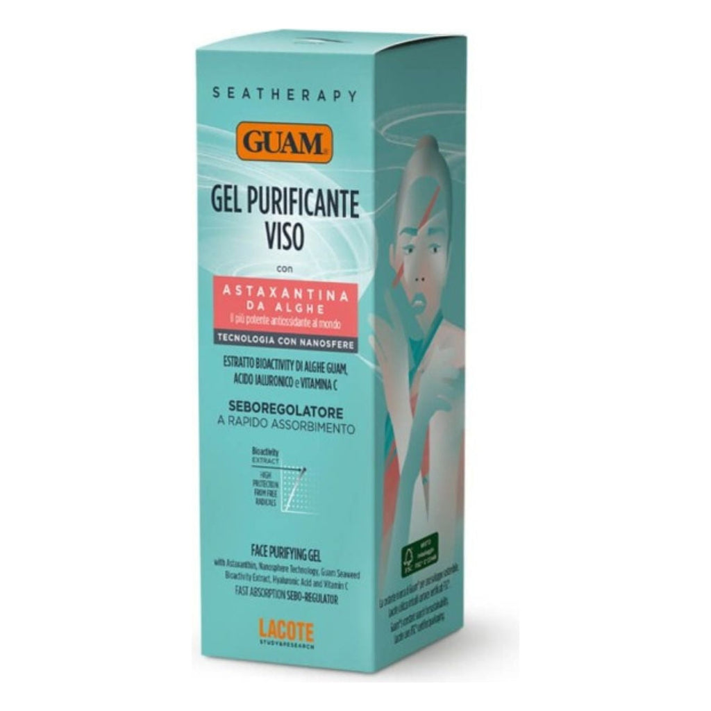 GUAM Seatherapy Gel Purificante - reinigendes Gesichtsgel mit Astaxanthin 50 ml