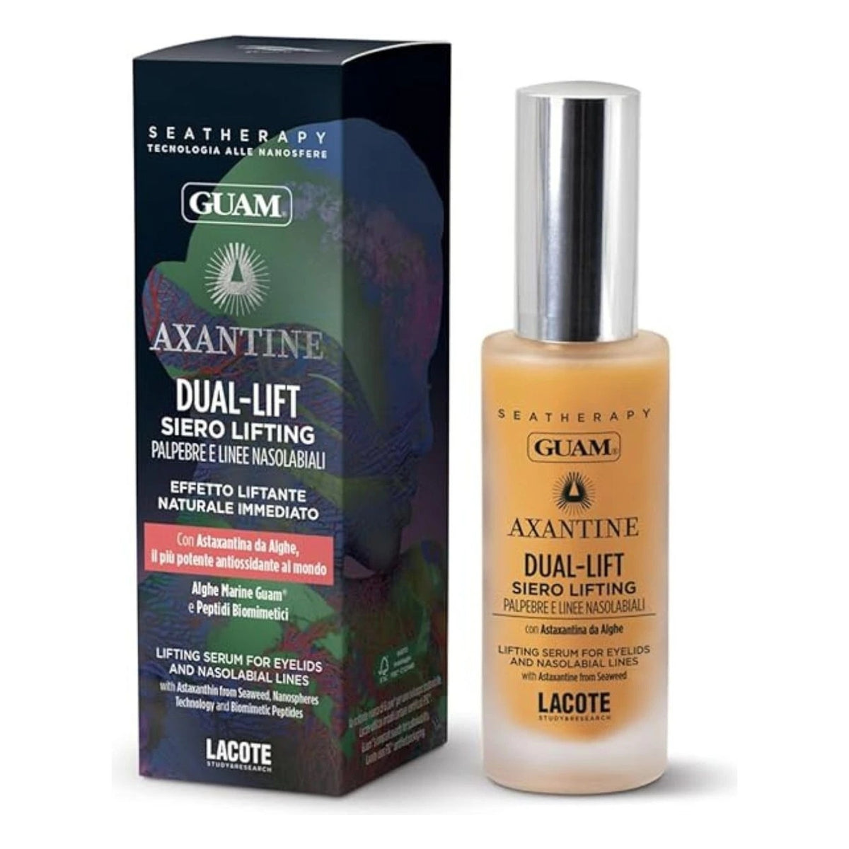 GUAM Seatherapy AXANTINE Dual-Lift Liftingserum für Augen, Lippenkontur & Nasolabialfalten* 30 ml
