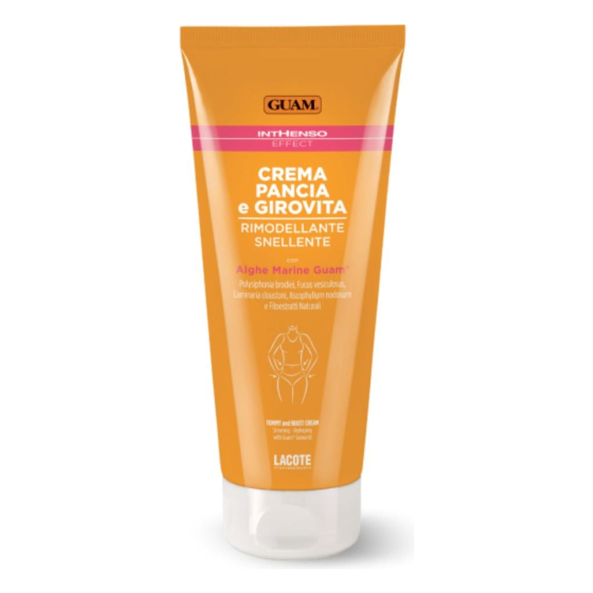 GUAM Inthenso Effect straffende & modellierende Creme für Bauch und Taille 200 ml