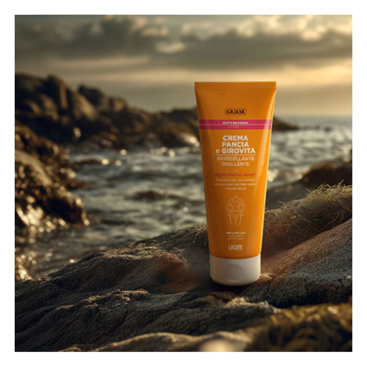 GUAM Inthenso Effect straffende & modellierende Creme für Bauch und Taille 200 ml