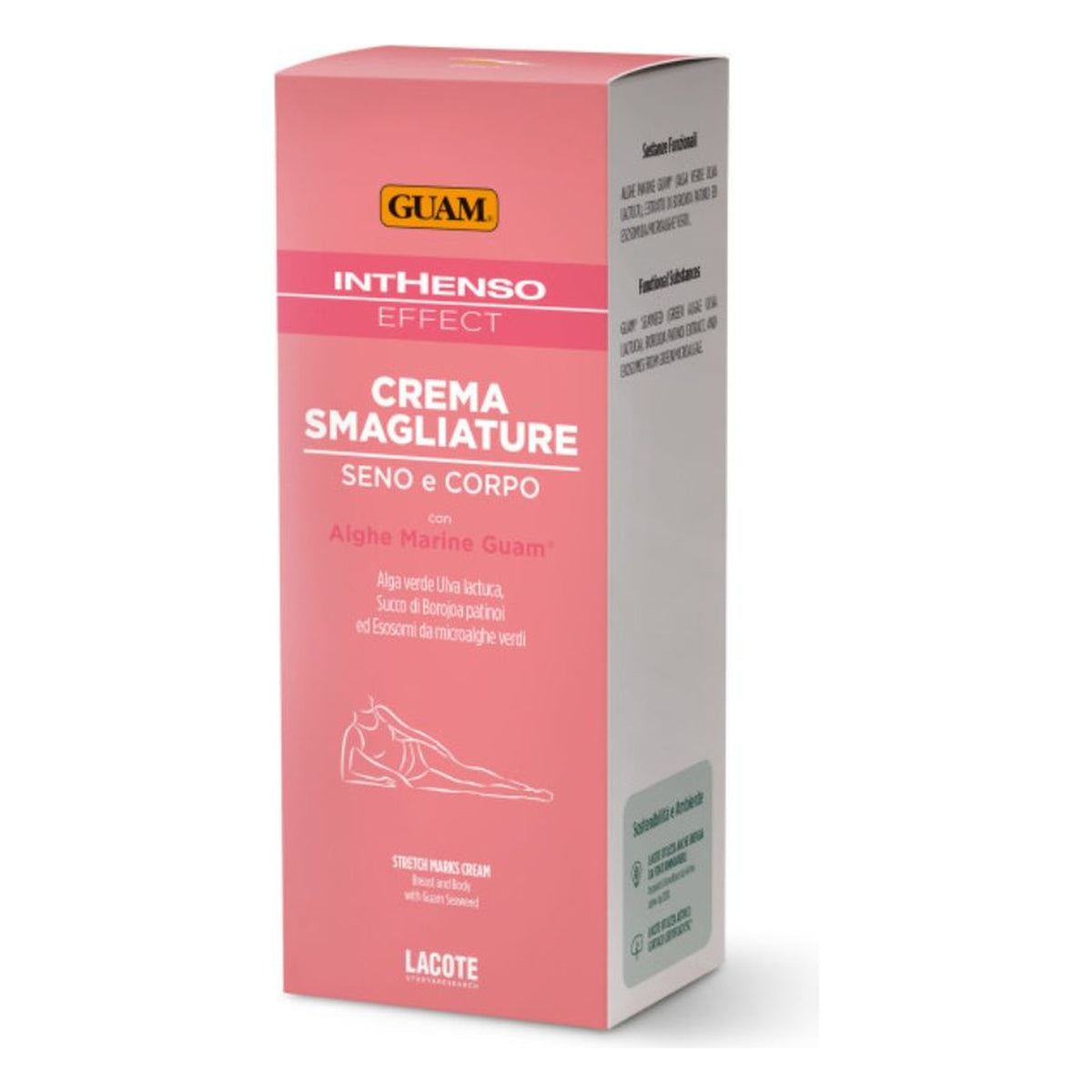 GUAM Inthenso Effect Intensivcreme gegen Dehnungsstreifen* für Brust und Körper 150 ml