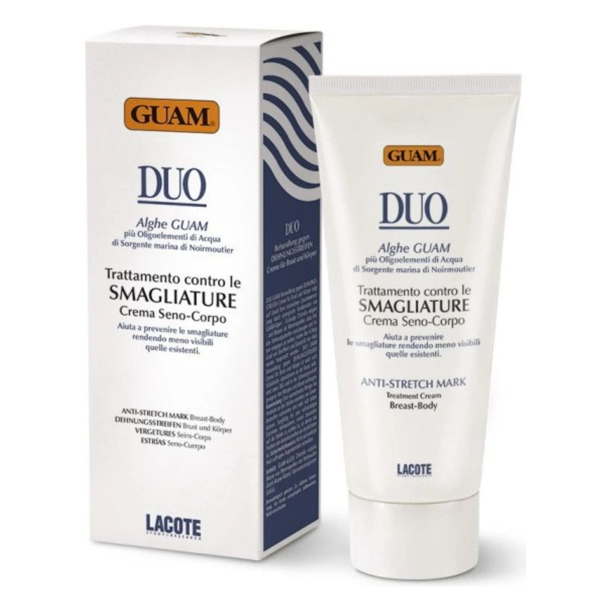 GUAM DUO Intensivcreme gegen Dehnungsstreifen* für Brust und Körper 200 ml