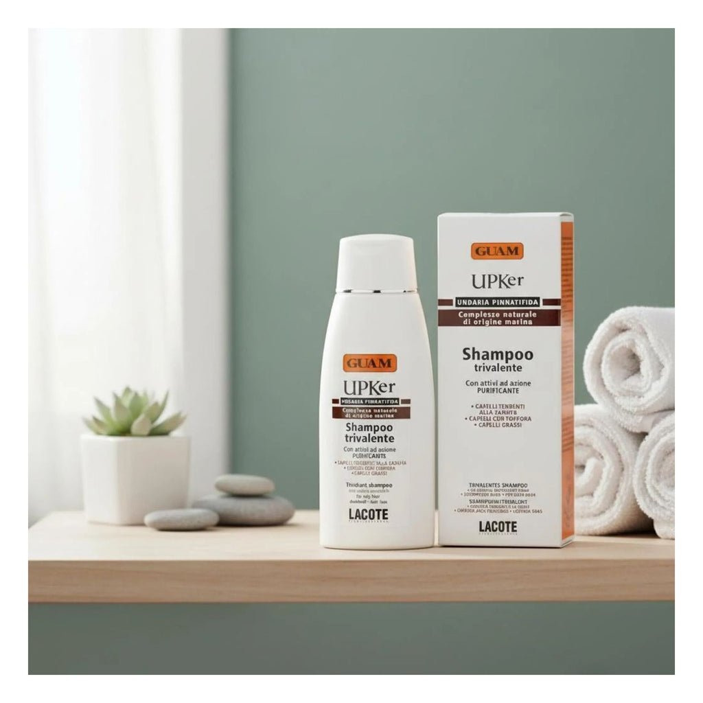 GUAM UPKer Shampoo für Haar & Kopfhaut gegen Schuppen & fettiges Haar 200 ml