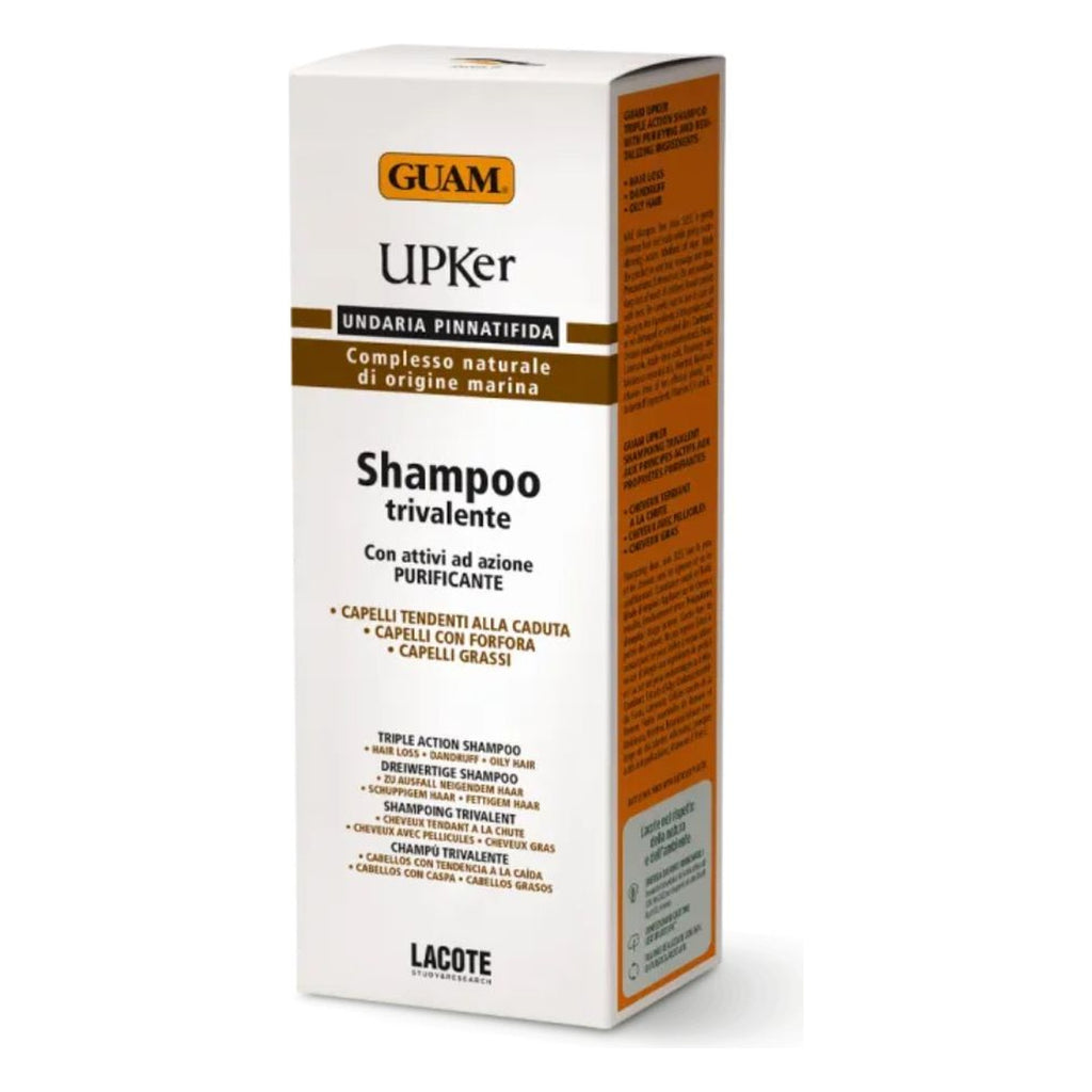 GUAM UPKer Shampoo für Haar & Kopfhaut gegen Schuppen & fettiges Haar 200 ml
