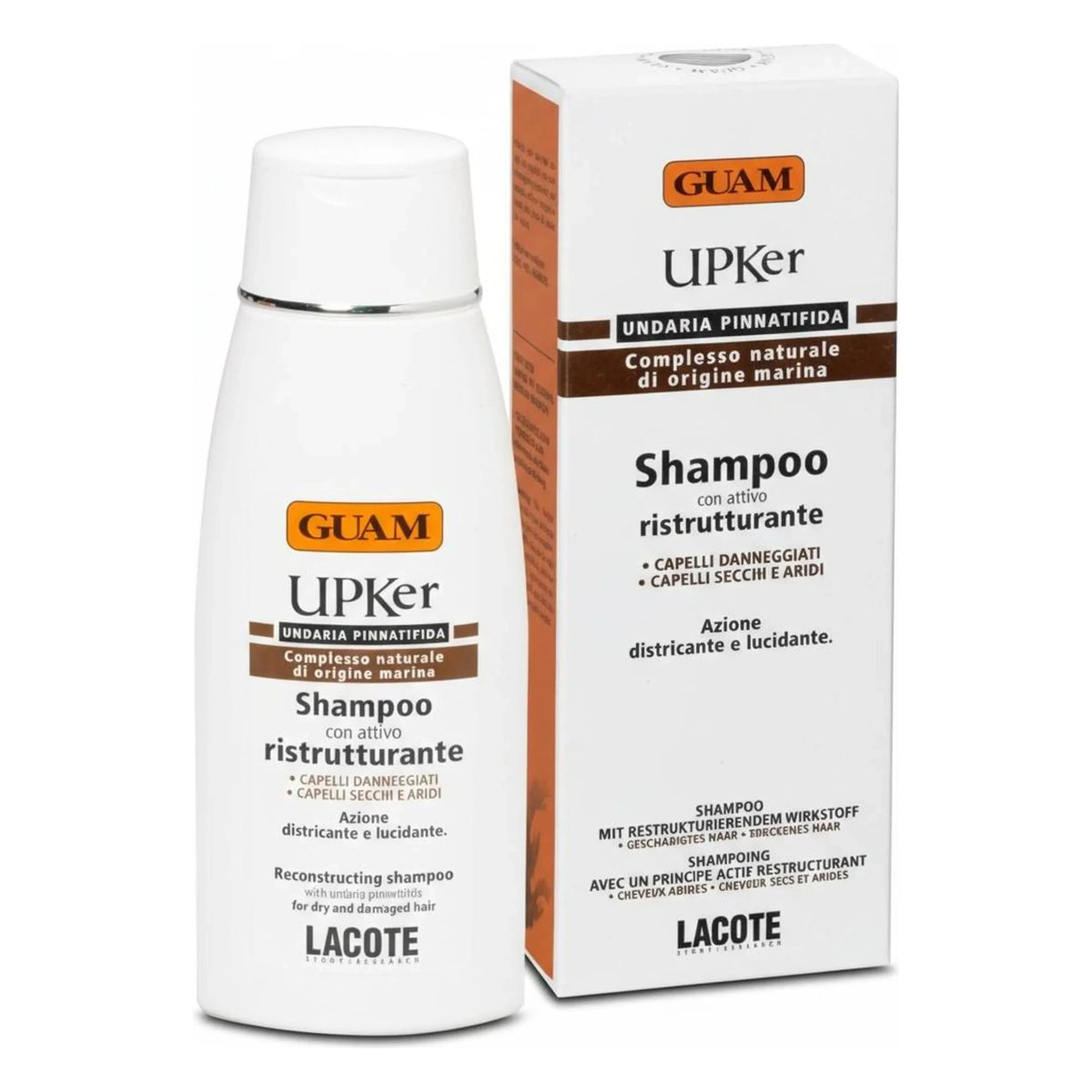GUAM UPKer Shampoo für trockenes und strapaziertes Haar 200 ml