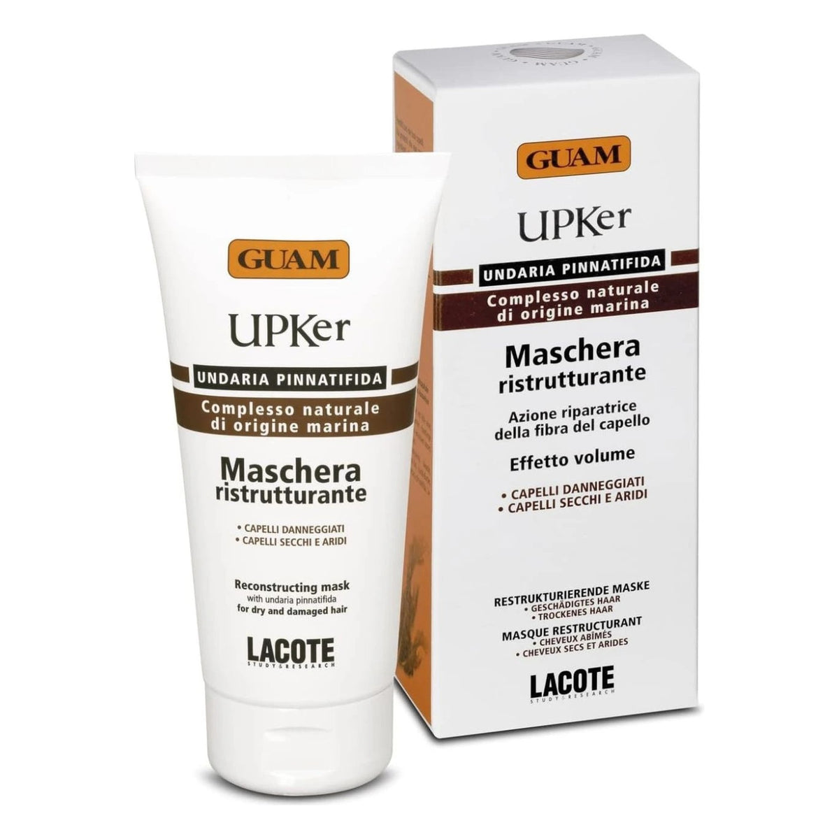 GUAM UPKer Haarkur restrukturierend für trockenes Haar, Haarspliss 150 ml