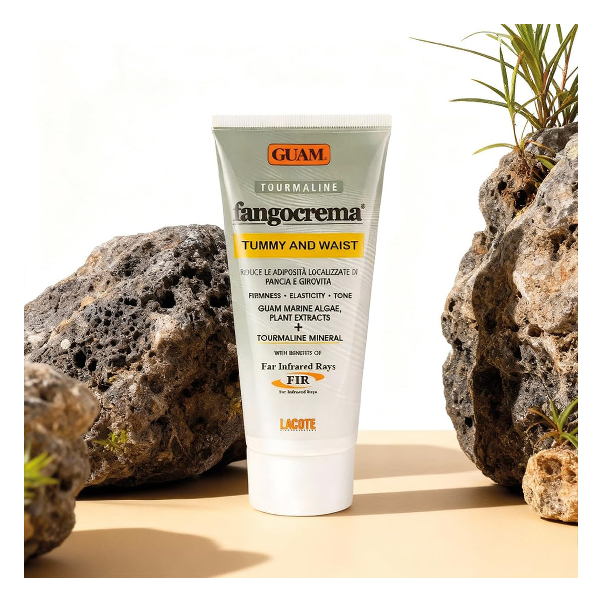 GUAM Fangocrema FIR Turmalin wärmende Creme für Bauch und Taille 150 ml
