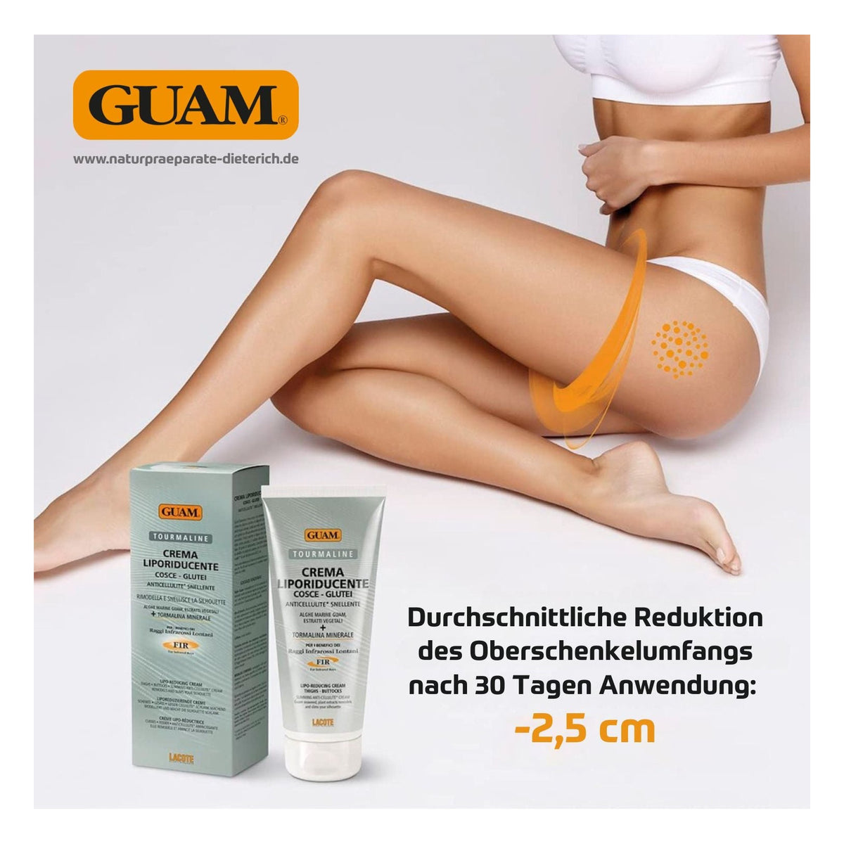 GUAM straffende Intensiv-Creme für Gesäß und Oberschenkel 200 ml